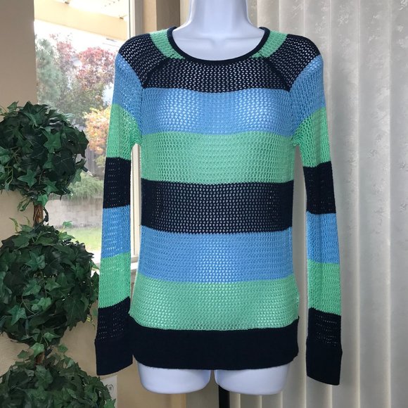 525 America Sweaters - 525 AMERICA L/S Crochet Sweater | Size Small